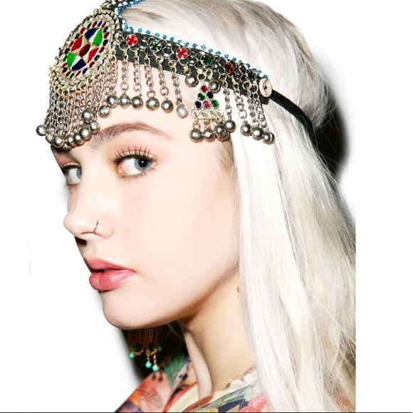 The Third Eye Crown Bell Headpiece - Picture 3 of 5